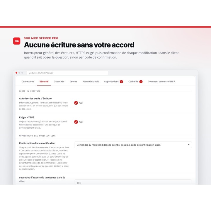 SGK MCP Server Pro para WordPress: su sitio conectado a Claude y ChatGPT — captura 5